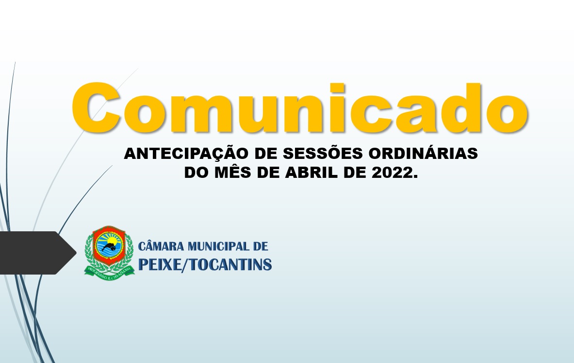 Antecipação de Sessões