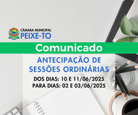Antecipação de Sessões