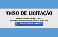 Aviso de Licitação